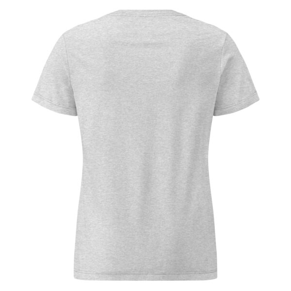 IS MIR EGAL T-Shirt Damen pink auf grau – Bild 2