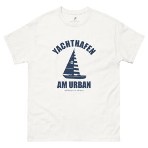 „YACHTHAFEN am URBAN“ T-Shirt für Herren weiß