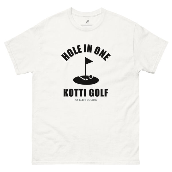 „HOLE IN ONE am KOTTI“ T-Shirt für Herren weiß
