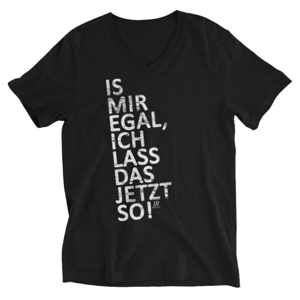 EGAL Unisex-T-Shirt mit V-Ausschnitt – Bild 2