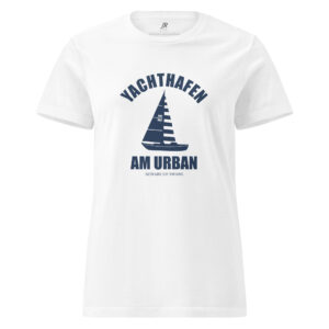 "YACHTHAFEN am URBAN" T-Shirt für Damen weiß
