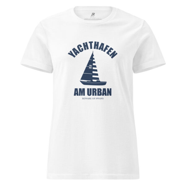"YACHTHAFEN am URBAN" T-Shirt für Damen weiß