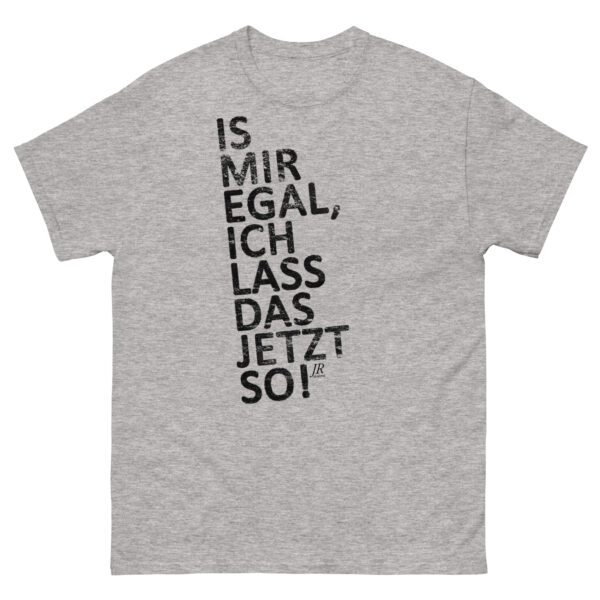 IS MIR EGAL Herren / Unisex T-Shirt grau
