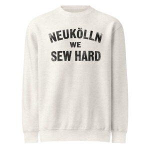 Unisex Premium-Pullover mit Rundhalsausschnitt